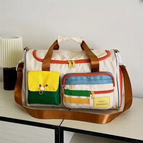 GymToGo Fashionable Travel Bag for Active Lifestyles (Westward jounery-c23: Color collision multifunctional package)